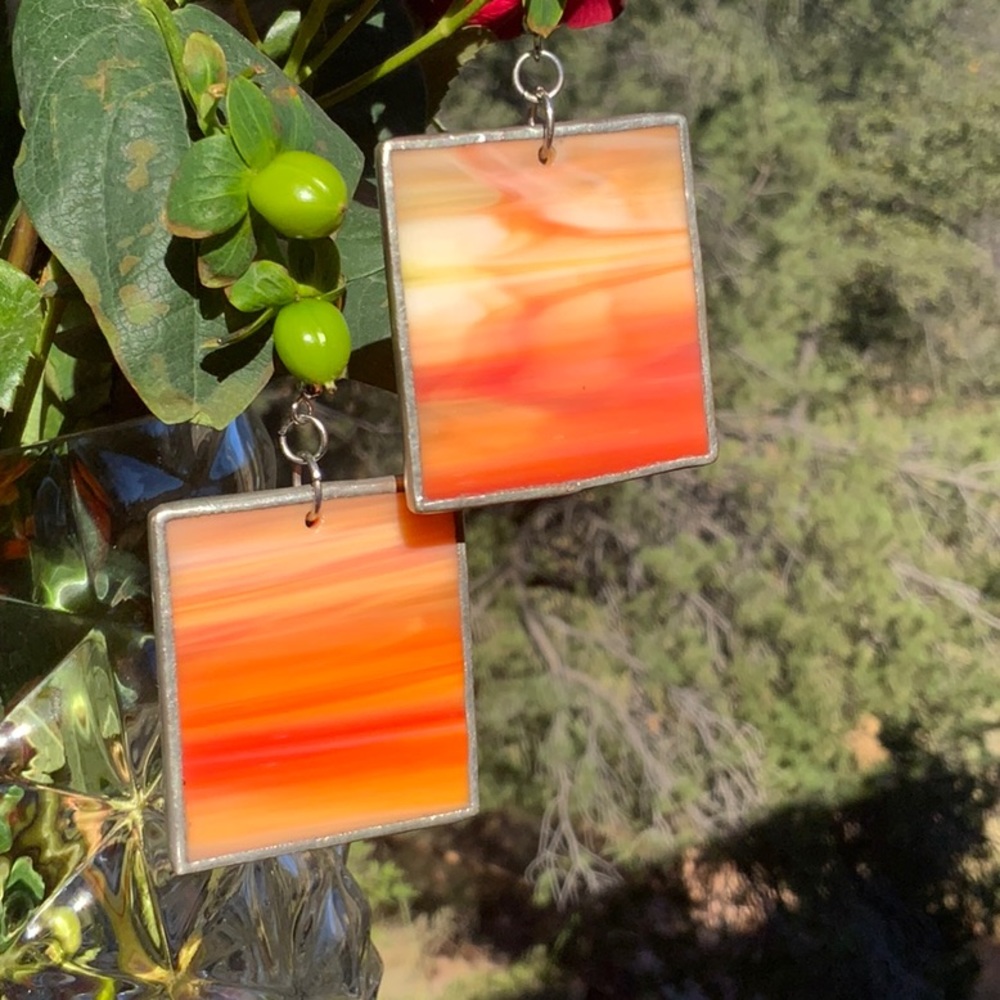 Stained Glass Earrings